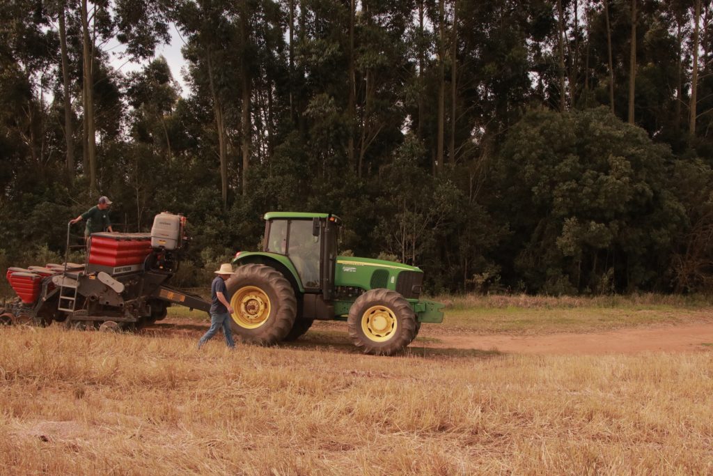 Equipamento moderno é peça chave no plantio