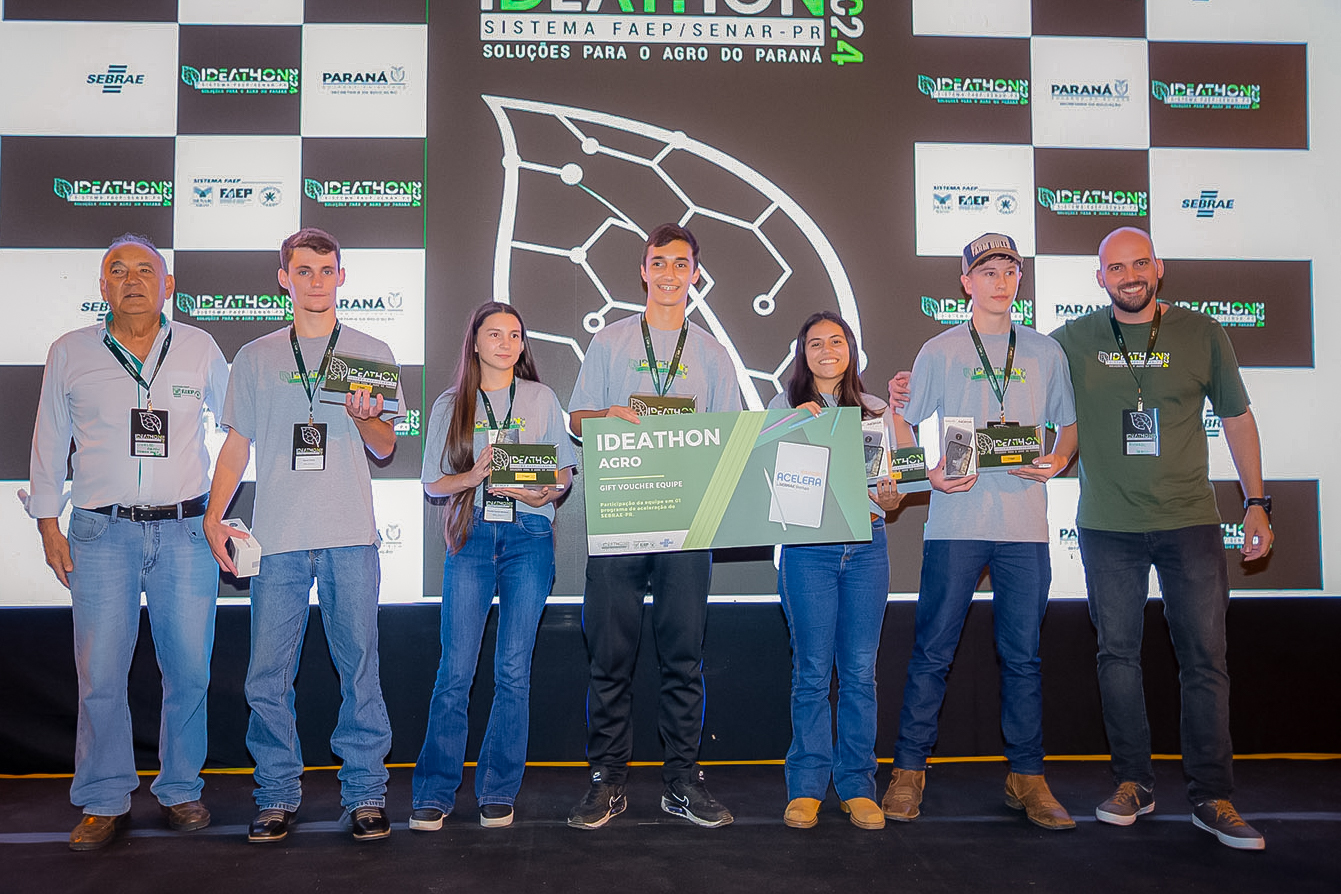 Alunos do Colégio Agrícola são premiados no Ideathon