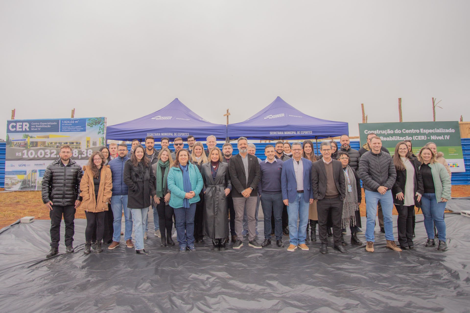 UEPG inicia obras do Centro Especializado em Reabilitação