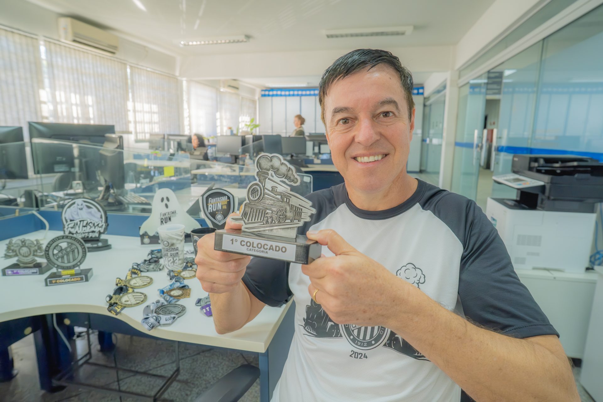 Servidor da UEPG é pódio pela 7ª vez consecutiva na Operário Run