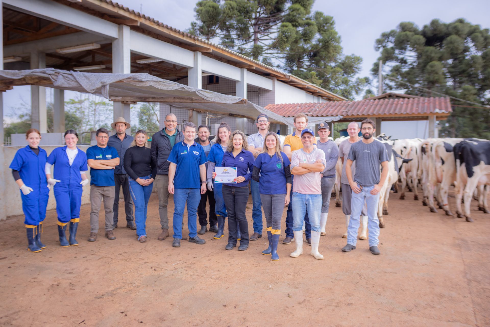 Fazenda Escola da UEPG conquista selo ouro em boas práticas na produção do leite
