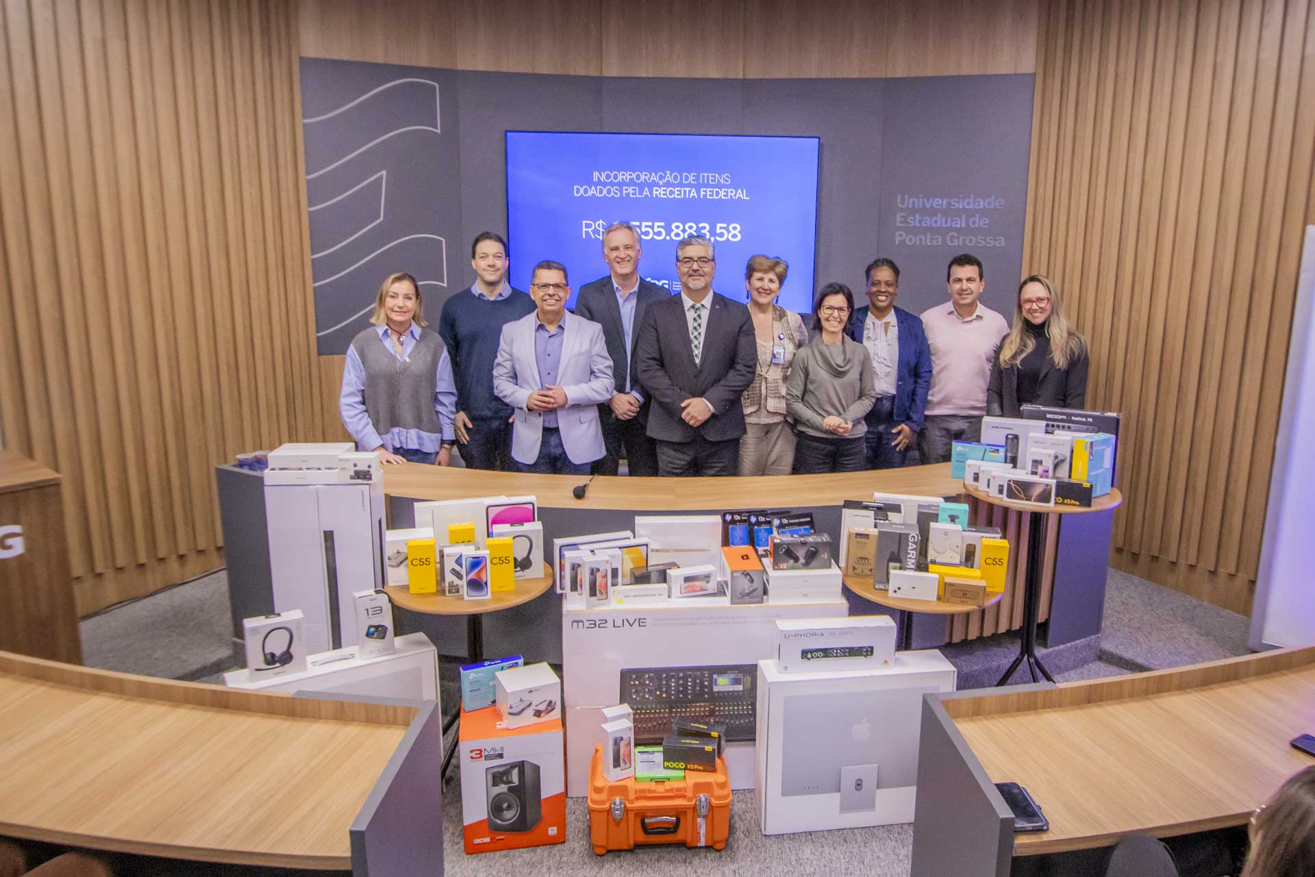 Receita Federal de Ponta Grossa destina R$1,5 mi em equipamentos para a UEPG