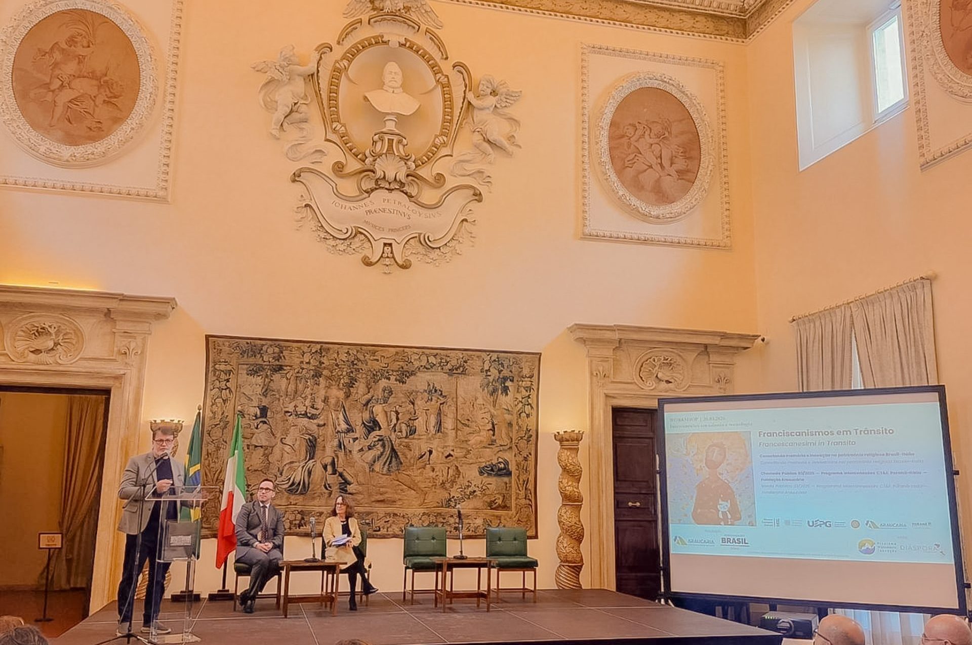 Pesquisador da UEPG apresenta projeto na Embaixada do Brasil na Itália